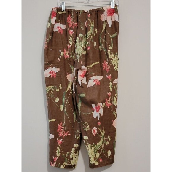 Cali Cali Small linen button down 3/4 sleeves and Pants - Picture 6 of 12